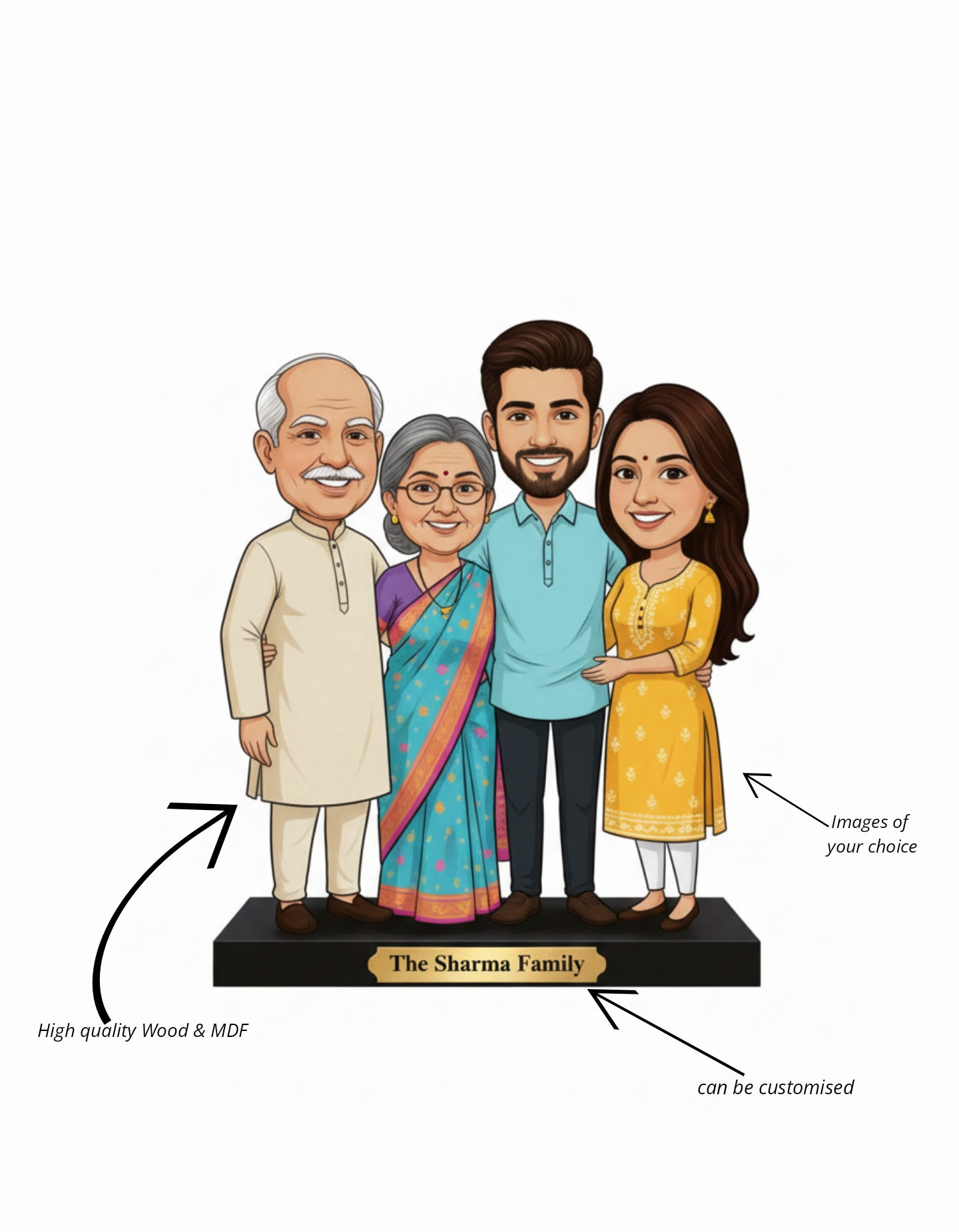 Duo/ Family Caricature